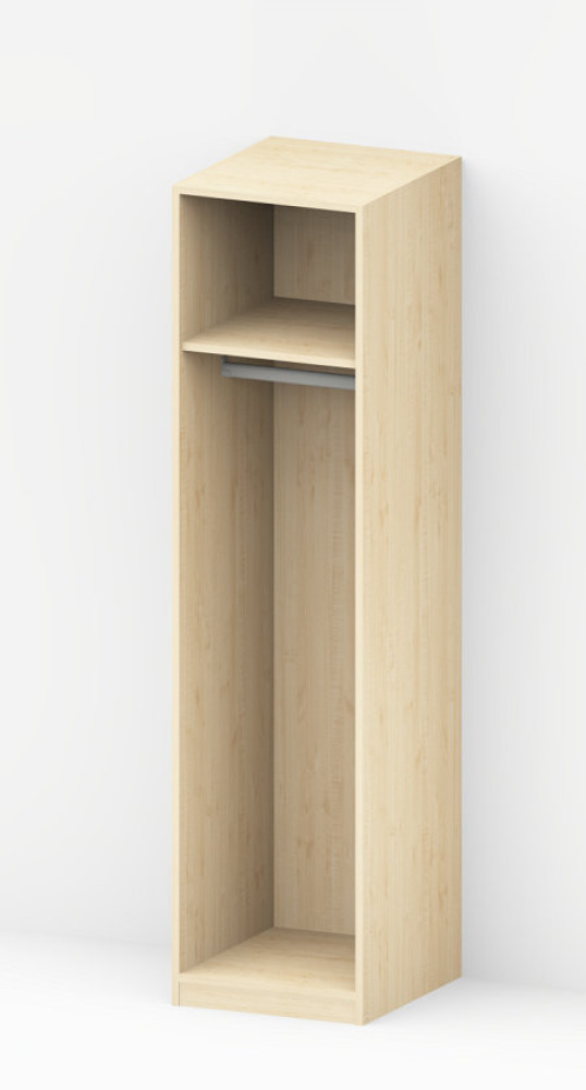 Kleiderschrank - 1 Tür - (40/50/60cm x 200cm x 58cm)